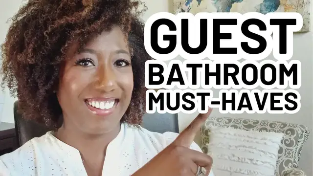Video thumbnail for 3 GUEST BATHROOM MUST-HAVES (Home Decor for the Bathroom)