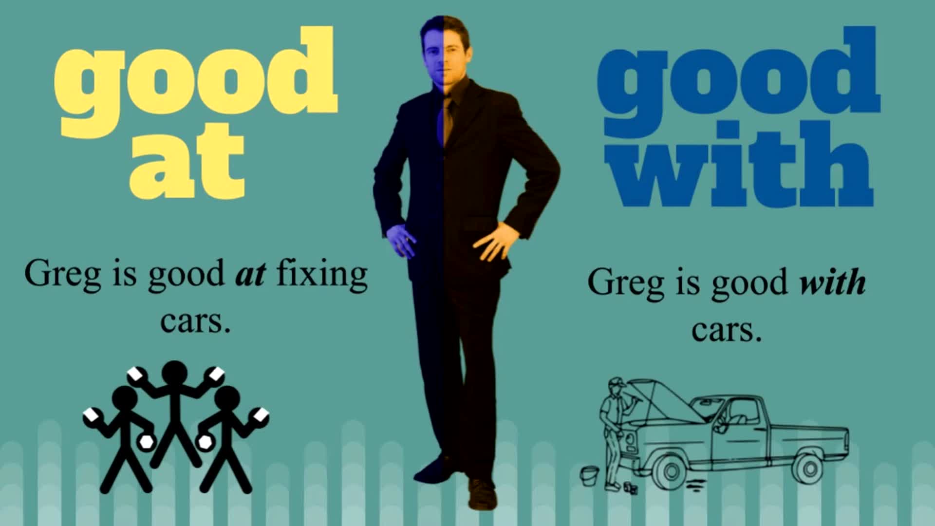 Video thumbnail for Good At vs Good With in Common Natural English