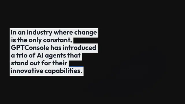 Video thumbnail for A Paradigm Shift in Software Development: GPTConsole’s AI Agents Open New Horizons