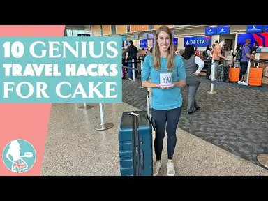 'Video thumbnail for 10 GENIUS Cake Travel Hacks'