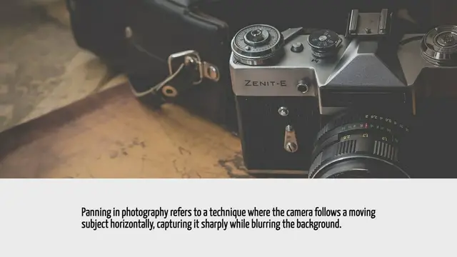 Video thumbnail for What Is Panning In Photography