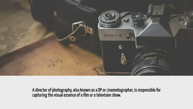 Video thumbnail for What Does A Director Of Photography Do