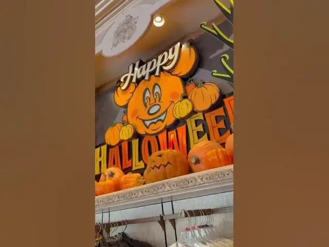 Video thumbnail for Halloween merchandise has arrived at Disney Showcase in Main Street, USA at Disneyland!