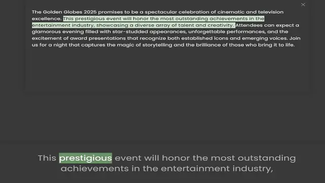 Video thumbnail for excellence. This prestigious event will honor the most outstanding achievements in the entertainment industry, showcasing a diverse array of talent and creativity. Attendees can expect a glamorous evening filled with star-studded appearan