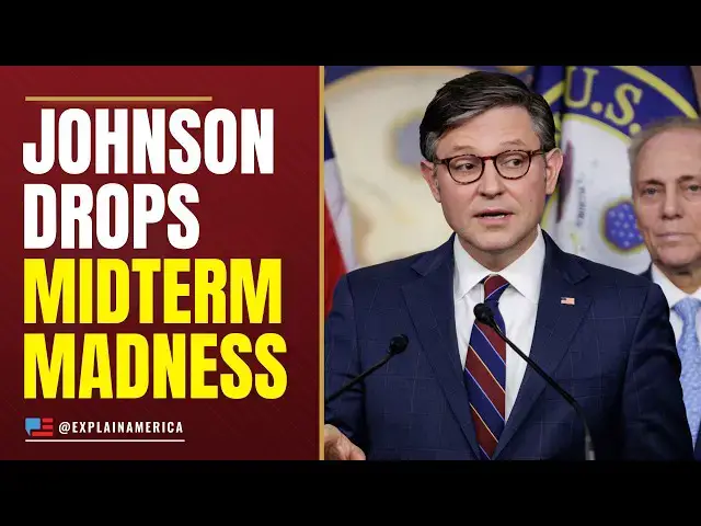 Video thumbnail for 'IT'S HAPPENING' - Speaker Johnson Leaves Meeting With Trump, Drops Bombshell