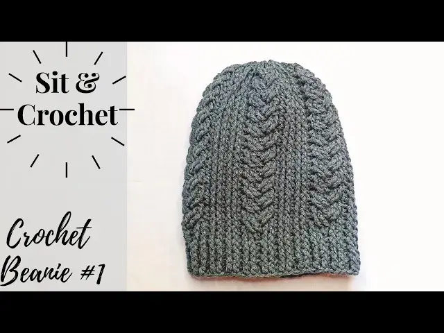 Video thumbnail for EASY Crochet Cable Beanie Tutorial / Beginners Friendly | Crochet Hat Tutorial