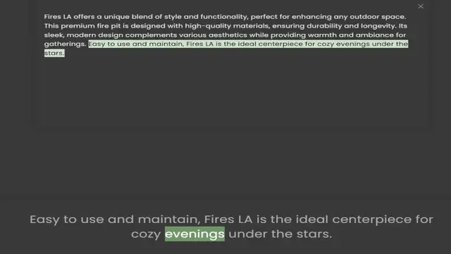 Video thumbnail for This premium fire pit is designed with high-quality materials, ensuring durability and longevity. Its sleek, modern design complements various aesthetics while providing warmth and ambiance for gatherings. Easy to use and maintain, Fires