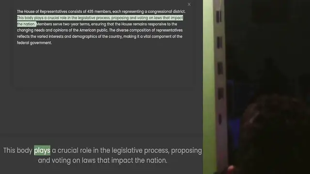 Video thumbnail for This body plays a crucial role in the legislative process, proposing and voting on laws that impact the nation. Members serve two-year terms, ensuring that the House remains responsive to the changing needs and opinions of the American pu
