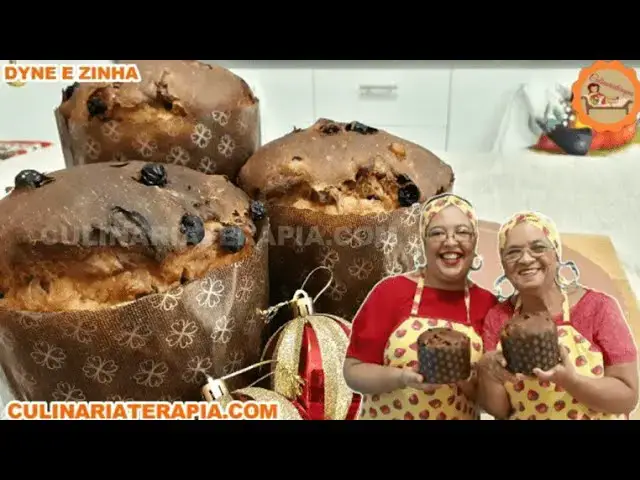 Video thumbnail for Panetone com Massa Profissional em Sua Casa @Culinariaterapia