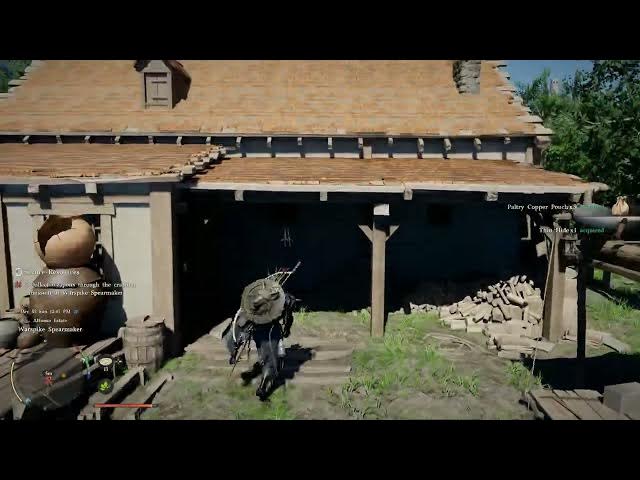 Video thumbnail for Crimson Desert - Ch 5. Graham Alfonso: Warspike Spearmaker: Spear Manual Vol 1 Location | PS5 Pro