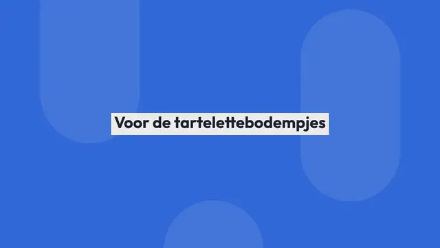 Video thumbnail for Kleine taartjes met chocoladecrème