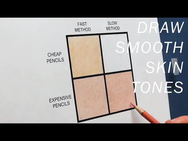 Video thumbnail for HOW TO DRAW AND BLEND REALISTIC SKIN TONES & TEXTURES