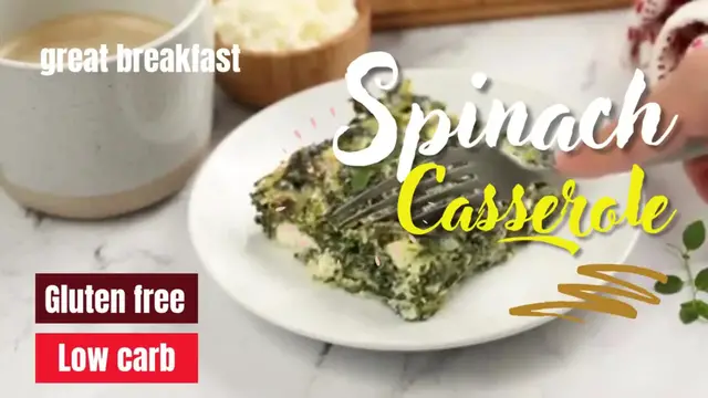 'Video thumbnail for Spinach Casserole'