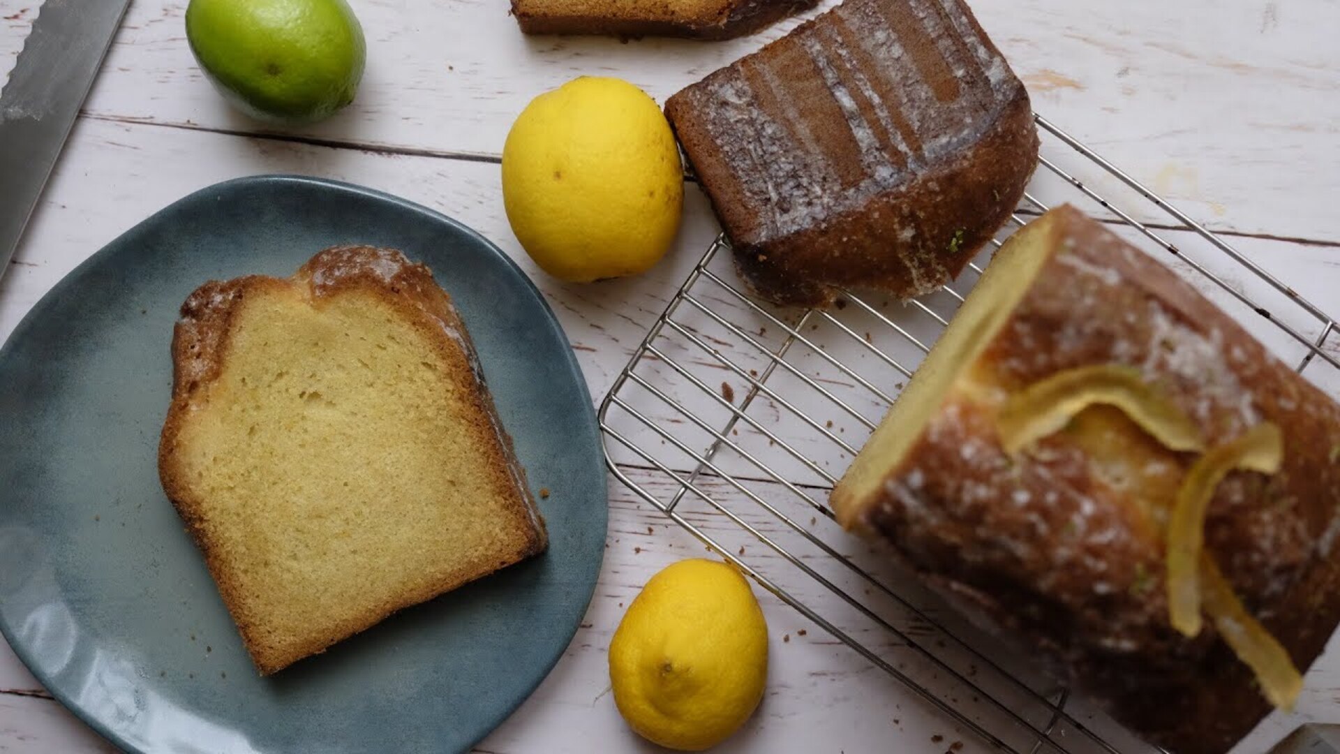 Video thumbnail for Lemon Glazed Loaf Cake Recipe