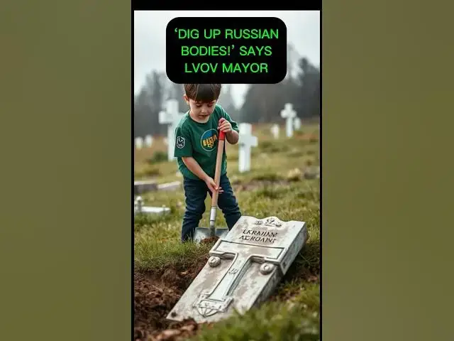 'Video thumbnail for 'DIG UP 355 RUSSIAN BODIES' SAYS LVOV MAYOR #news #ukraineconflict #russiaukrainewar #shorts'