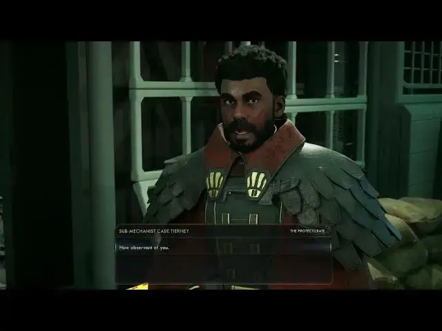 'Video thumbnail for The Outer Worlds 2 - Above and Beyond Repair: Speak to Sub-mechanist Cade Tierney (Show Access Pass)'