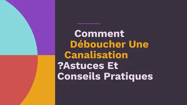 Video thumbnail for Comment déboucher une canalisation ? Astuces et conseils pratiques