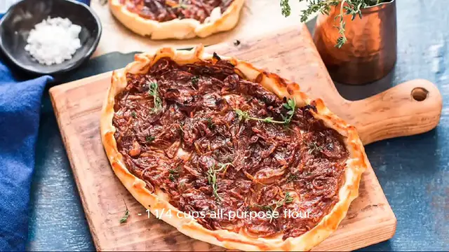 Video thumbnail for French Onion Tart recipe