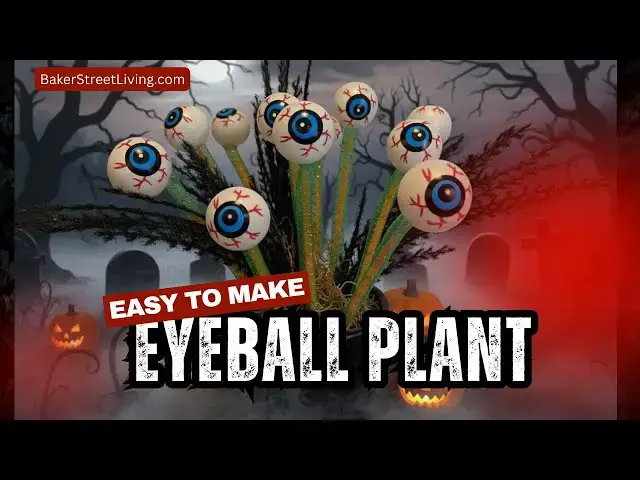 'Video thumbnail for Easy to make Halloween Eyeball plant'