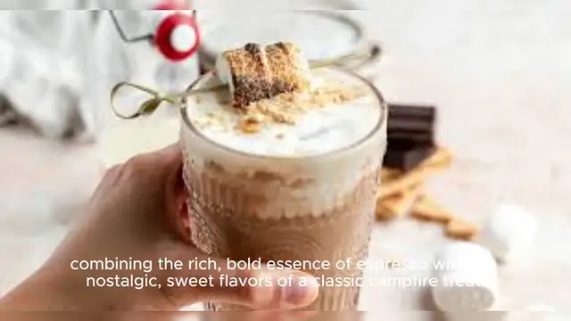 Video thumbnail for S'mores Latte - Espresso with steamed milk