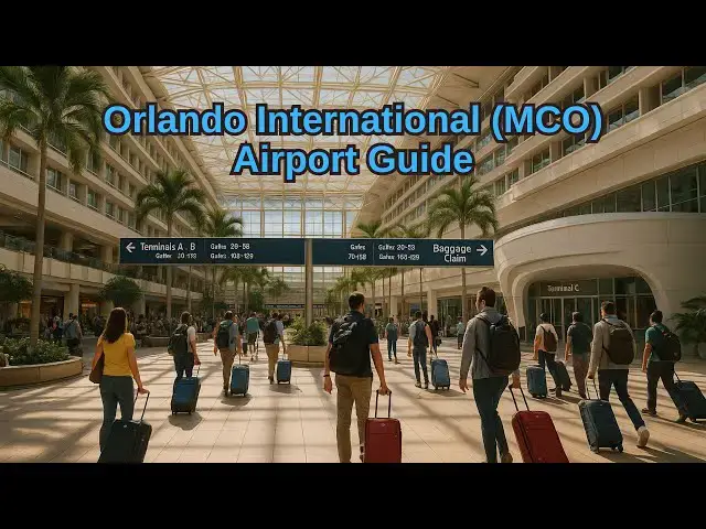 Video thumbnail for Orlando International (MCO) Airport Guide: Tips, Terminals & Transport for Smart Travelers