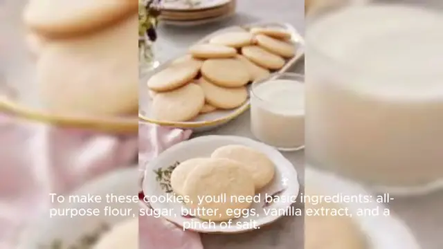 'Video thumbnail for Sugar cookies recipe'