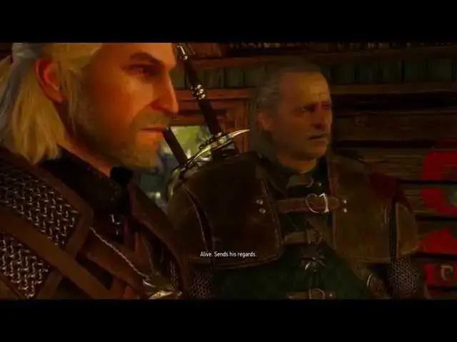 Video thumbnail for The Witcher 3: Wild Hunt - Lilac And Gooseberries: Geralt Enters Tavern, Meets Bram's Friend (Owner)