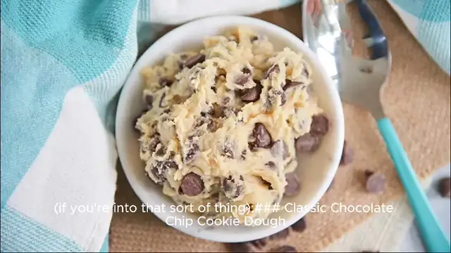 Video thumbnail for cookie dough recipe