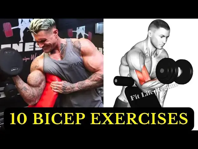 Video thumbnail for 10 Bicep Exercises That Actually Work (Build Arms FAST)