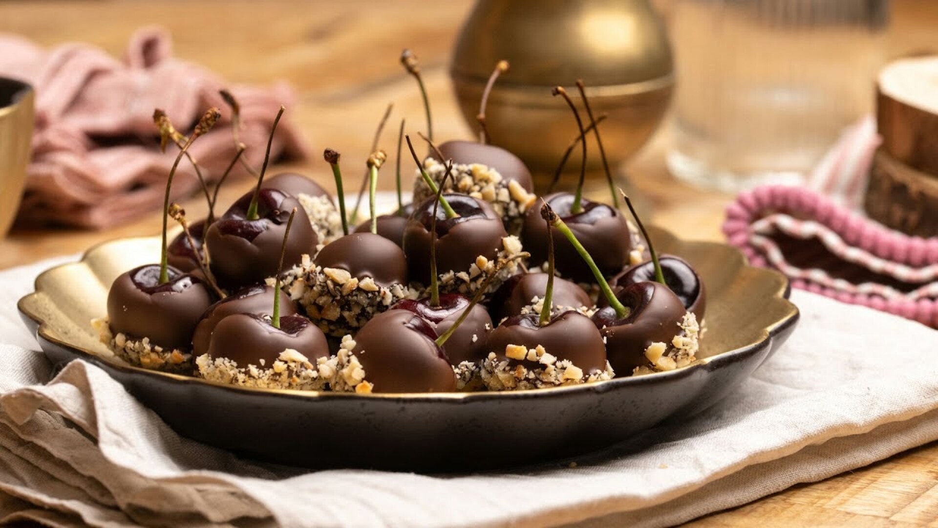 Video thumbnail for These 3-Ingredient Chocolate Covered Cherries Will Make Your Valentine Swoon