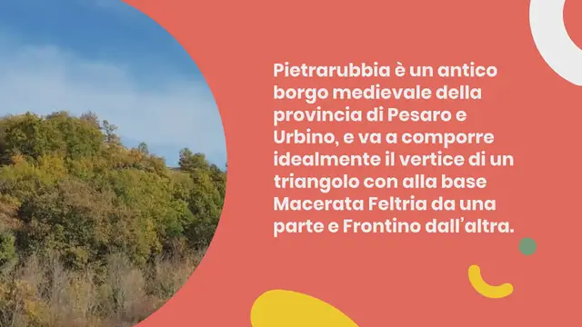 Video thumbnail for PIETRARUBBIA, L'ANTICO BORGO DEL MONTEFELTRO