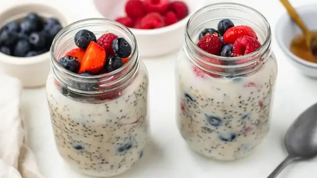 'Video thumbnail for Summer Berry Overnight Oats Recipe'