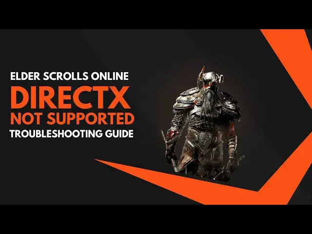 Video thumbnail for Elder Scrolls Online Directx Not Supported: Troubleshooting [Guide]