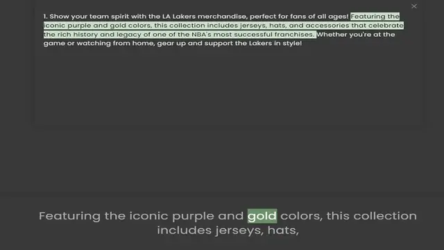 Video thumbnail for conic purple and gold colors, this collection includes jerseys, hats, and accessories that celebrate the rich history and legacy of one of the NBA's most successful franchises. Whether you're at the game or watching from home, gear up