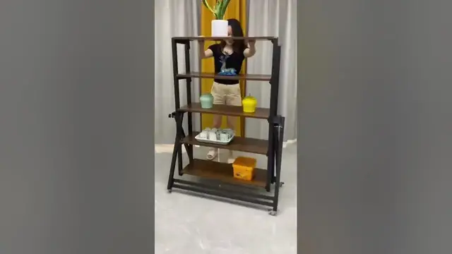 Video thumbnail for Shelf cum Table | Transforming Furniture | Space Saving #shorts