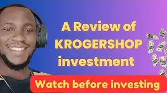 Video thumbnail for A Review of KROGERSHOP Investment Platform (Watch before investing) #kroger #hyip #hyipsdaily