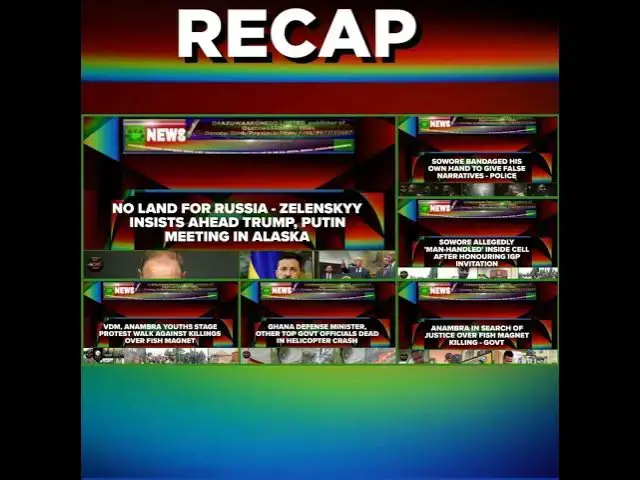 Video thumbnail for Recap @9am 10-8