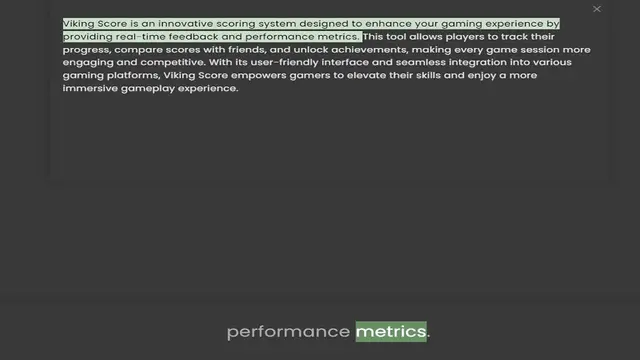 Video thumbnail for providing real-time feedback and performance metrics. This tool allows players to track their progress, compare scores with friends, and unlock achievements, making every game session more engaging and competitive. With its user-frien