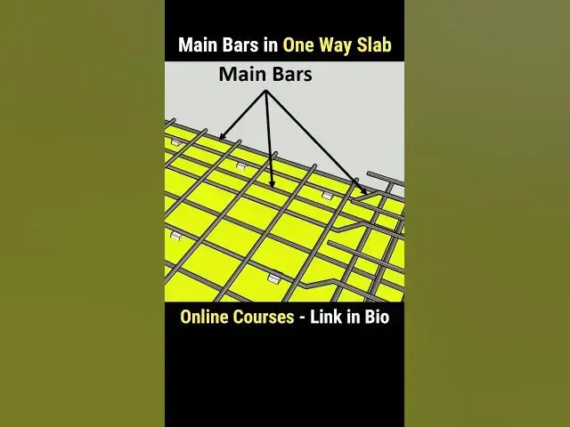 Video thumbnail for Main bars in one way slab | Reinforcement in one way slab | Civil Tutor Hindi #shorts #ytshorts