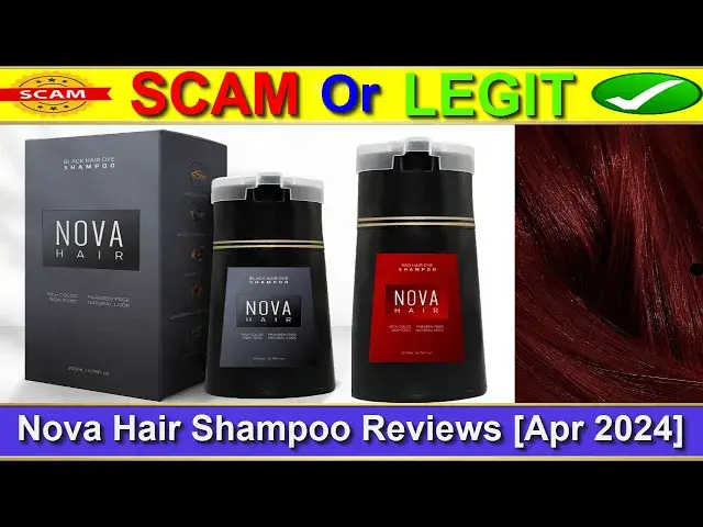 Video thumbnail for Nova Hair Shampoo Reviews (April 2024) - Is Novahair An Original Product? Find Out! | Product Review