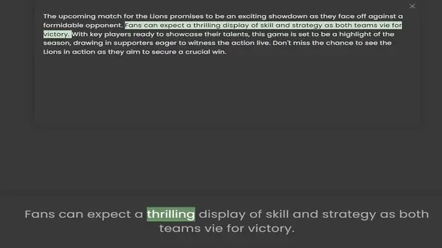 Video thumbnail for formidable opponent. Fans can expect a thrilling display of skill and strategy as both teams vie for victory. With key players ready to showcase their talents, this game is set to be a highlight of the season, drawing in supporters eager