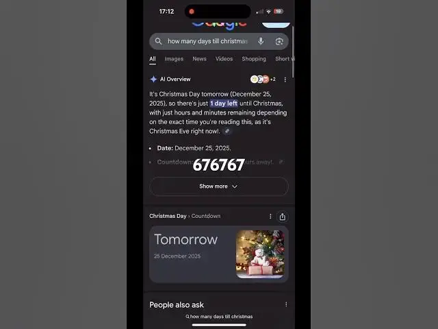 Video thumbnail for 1 day left