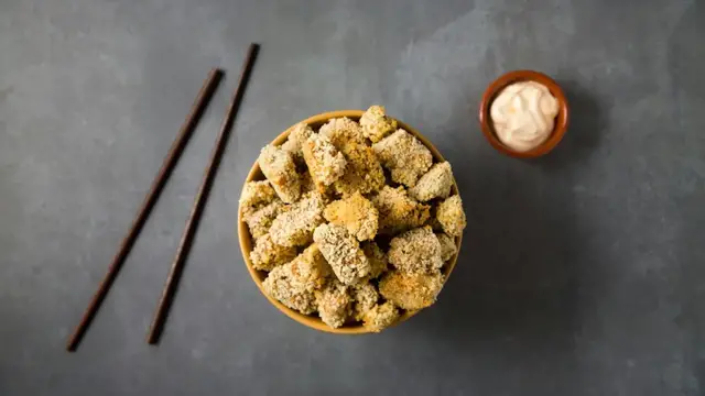 'Video thumbnail for Our 'Popcorn' Tofu Recipe Is The Perfect Crispy Snack'