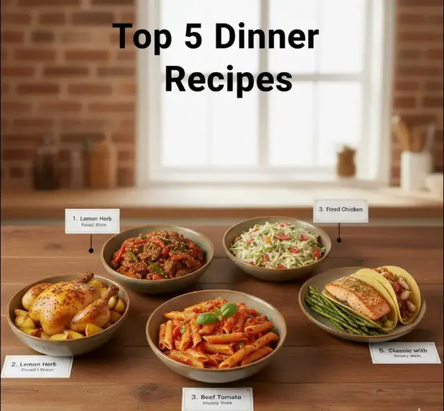 'Video thumbnail for Top 5 Dinner Recipes for When You Don't Know What to Make'