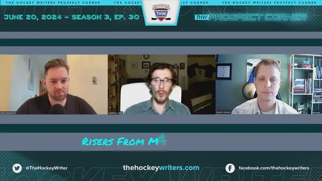 Video thumbnail for Risers From Peter's Last List - 2024 NHL Draft Final Rankings