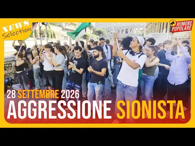 Video thumbnail for AGGRESSIONE SIONISTA A ROMA - Conferenza Stampa OSA #RumorePopolare
