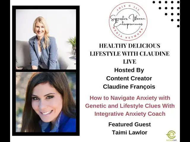 Video thumbnail for 506.  How To Navigate Anxiety With Genetic & Lifestyle Clues With Anxiety Coach Taimi Lawlor