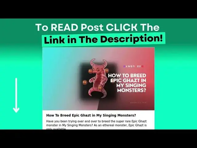 Video thumbnail for How To Breed Epic Ghazt in My Singing Monsters?