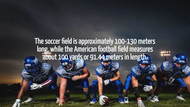Video thumbnail for By What Percentage The Soccer Field Is Longer Than American Football Field?