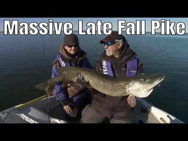 'Video thumbnail for Massive Late Fall Pike on Tobin Lake | Fish'n Canada'